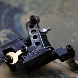 Black Ghost - Kylin Handmade Brass Tattoo Machine
