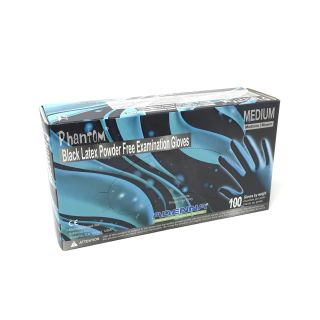 Adenna's Phantom® Black Latex Powder Free Examination Gloves